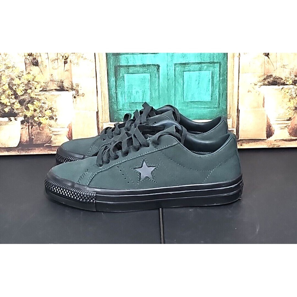 Converse One Star Pro Ox Unisex Casual Trainers in Pines Green Men 7 Women's 8.5